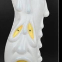 Melting Monster Face Candle 2 Sided Halloween Blow Mold 