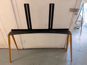Modern TV Stand with Wooden Legs