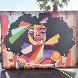 20x30" african american canvas wall art 