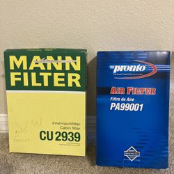 VW and Audi Car Filters