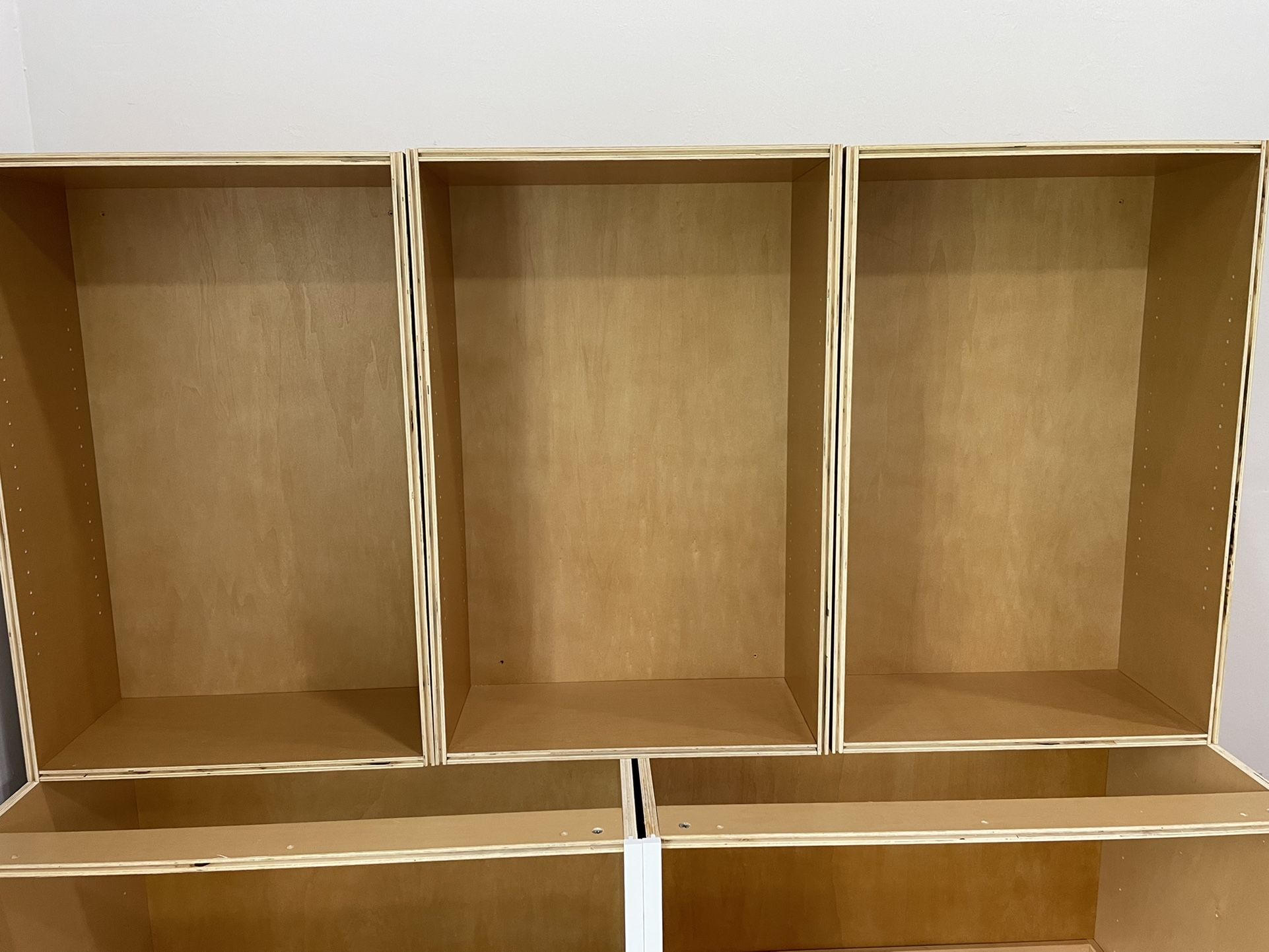 Wood Kitchen cabinets, Boxes only, various Sizes Brand New