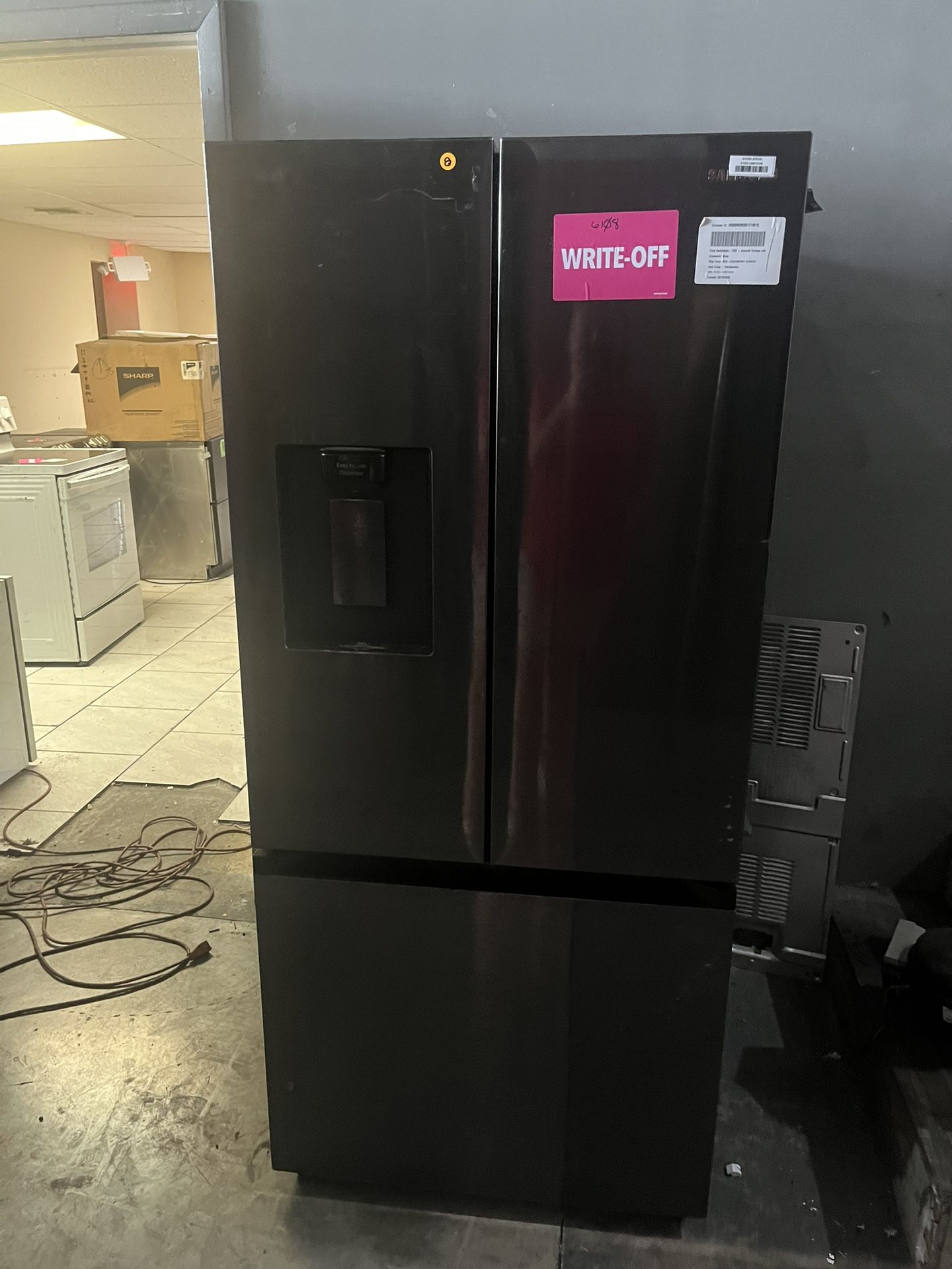 Refrigerator 30” inches French door black Samsung nevera heladera frío refrigeradora