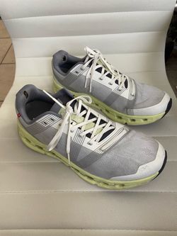 On Cloudgo shoes, color grey, size USM11