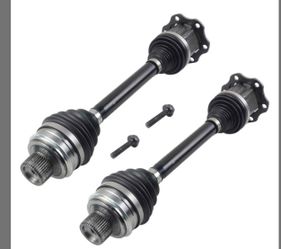 2Pcs Front CV Axle Shaft Assembly Replacement for 2013-2017 Q5 2.0L 3.0L Part# 8R0407271G 8R0407271F (Left & Right)