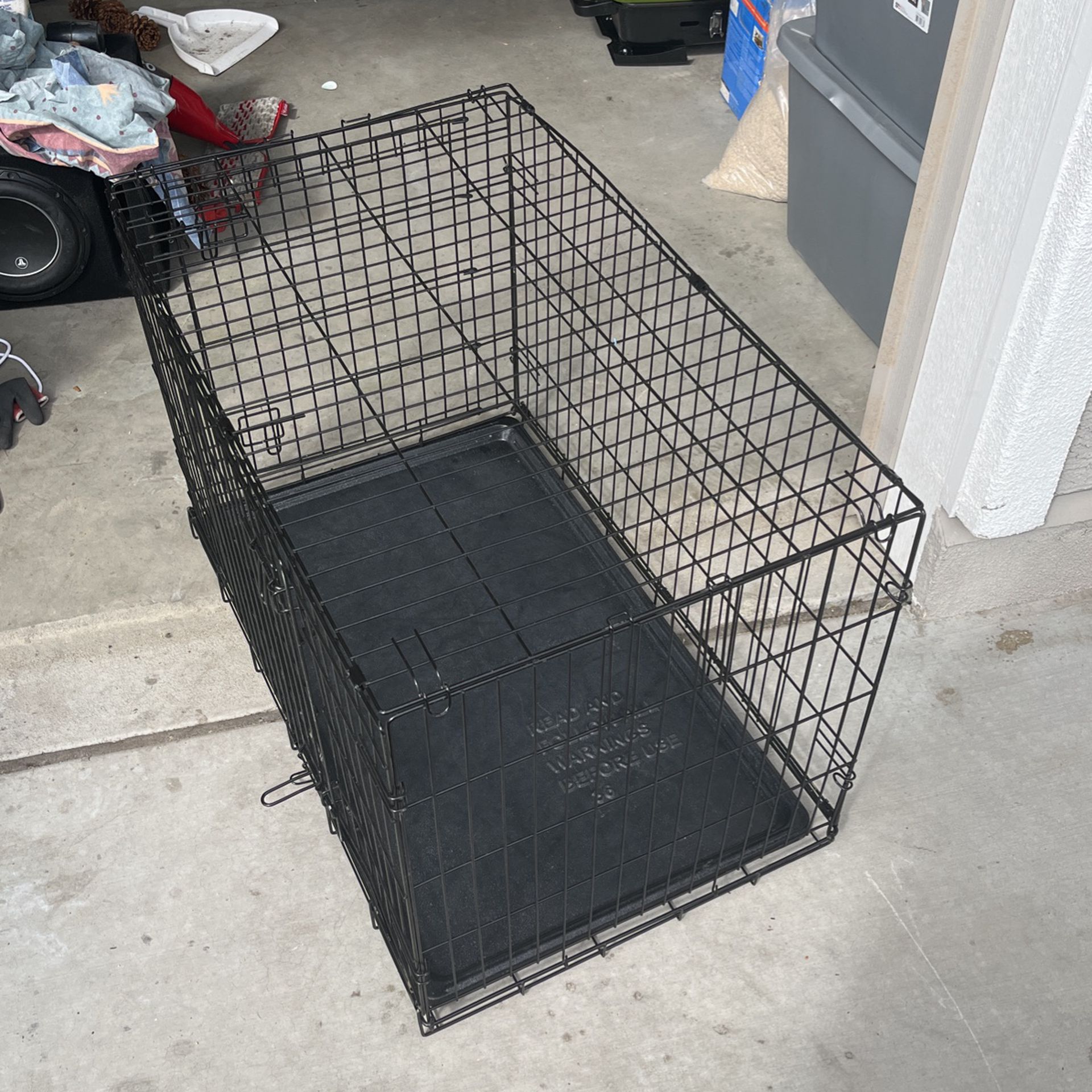 large dog cage  