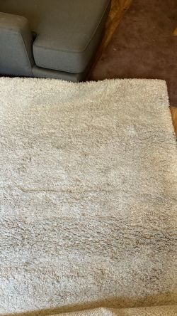 IKEA white area rug