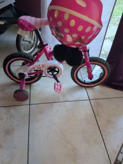 Bike and helmet