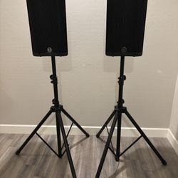 Harbinger Vari 2410 (pair) w Proline Speaker Stands