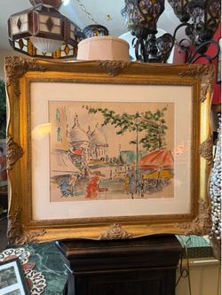 Mid Century beautiful watercolors, signed by the artist