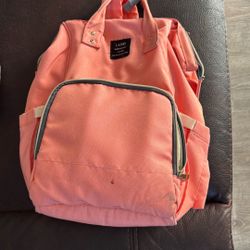 LAND Diaper Backpack – Pink Baby Bag 🎒