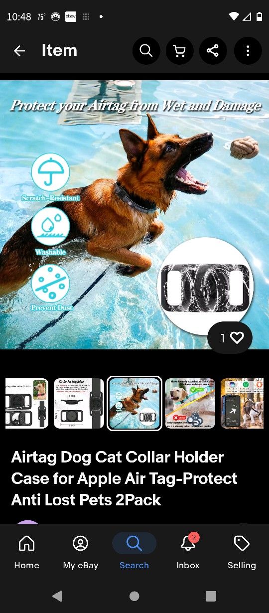 Airtag Dog Collar Holder