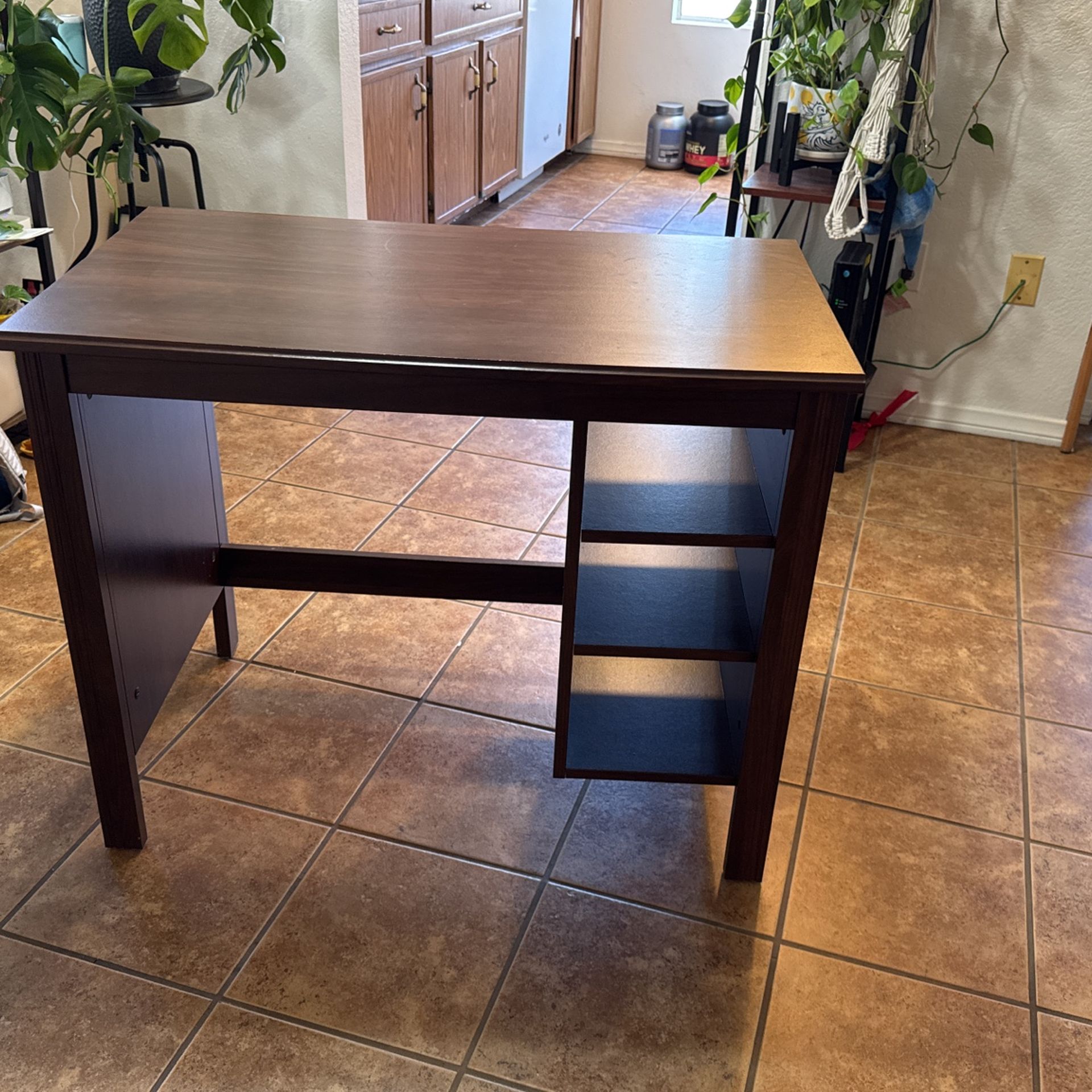 Computer Desk And Rolling Office Chair(free)