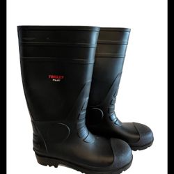 Tingley Pilot Men’s Black Rubber Boots Size 9 /Women’s 11 Weatherproof EUC Excellent preowned condition, barely used Ships next business day! 