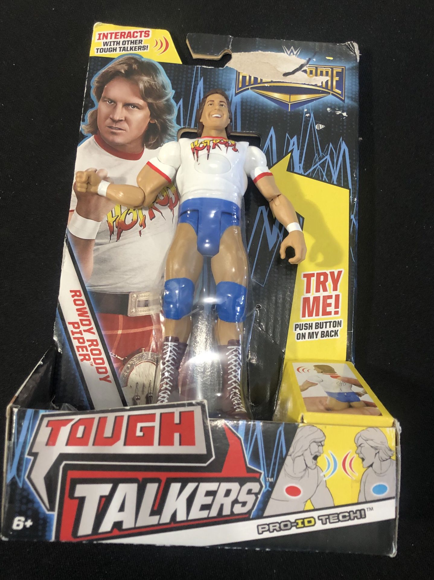 Tougher Talker action figure ROWDY RODDY PIPER New