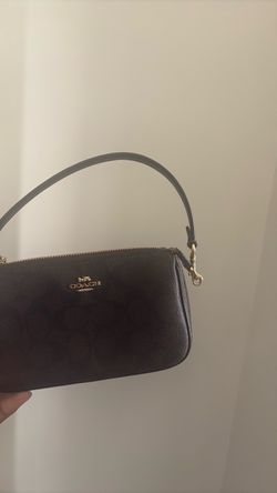 Coach Black Leather Shoulder Bag