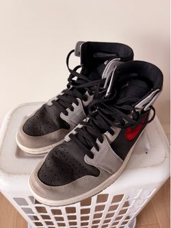 Nike Air Jordan 1 High OG Black Gray Red Leather High-Top DV1308-060 2022