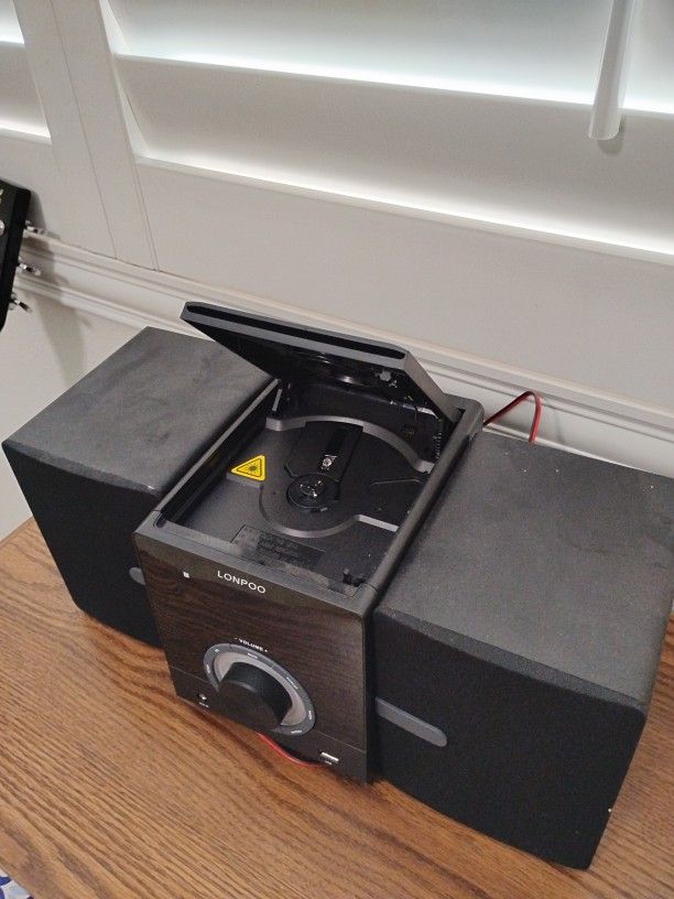 LONPOO speaker (Bluetooth, Radio) & Remote