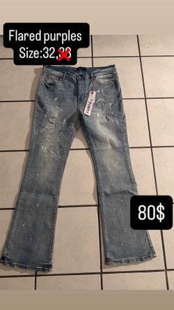 Purple jeans size 32 new with tags