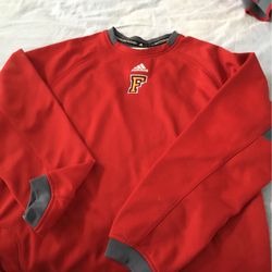 Red Adidas College Pullover 