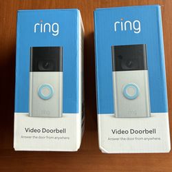 Ring Video Doorbell Gen 2.  (2 units)