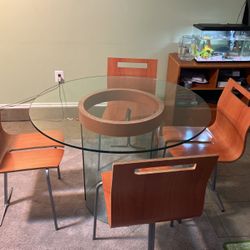 Glass Table (with Chairs) 