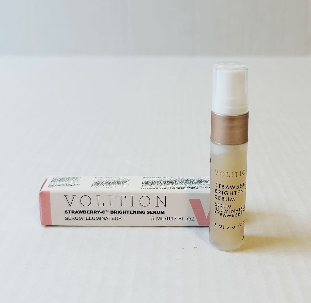 Volition Beauty Strawberry-C Brightening Serum Travel Size