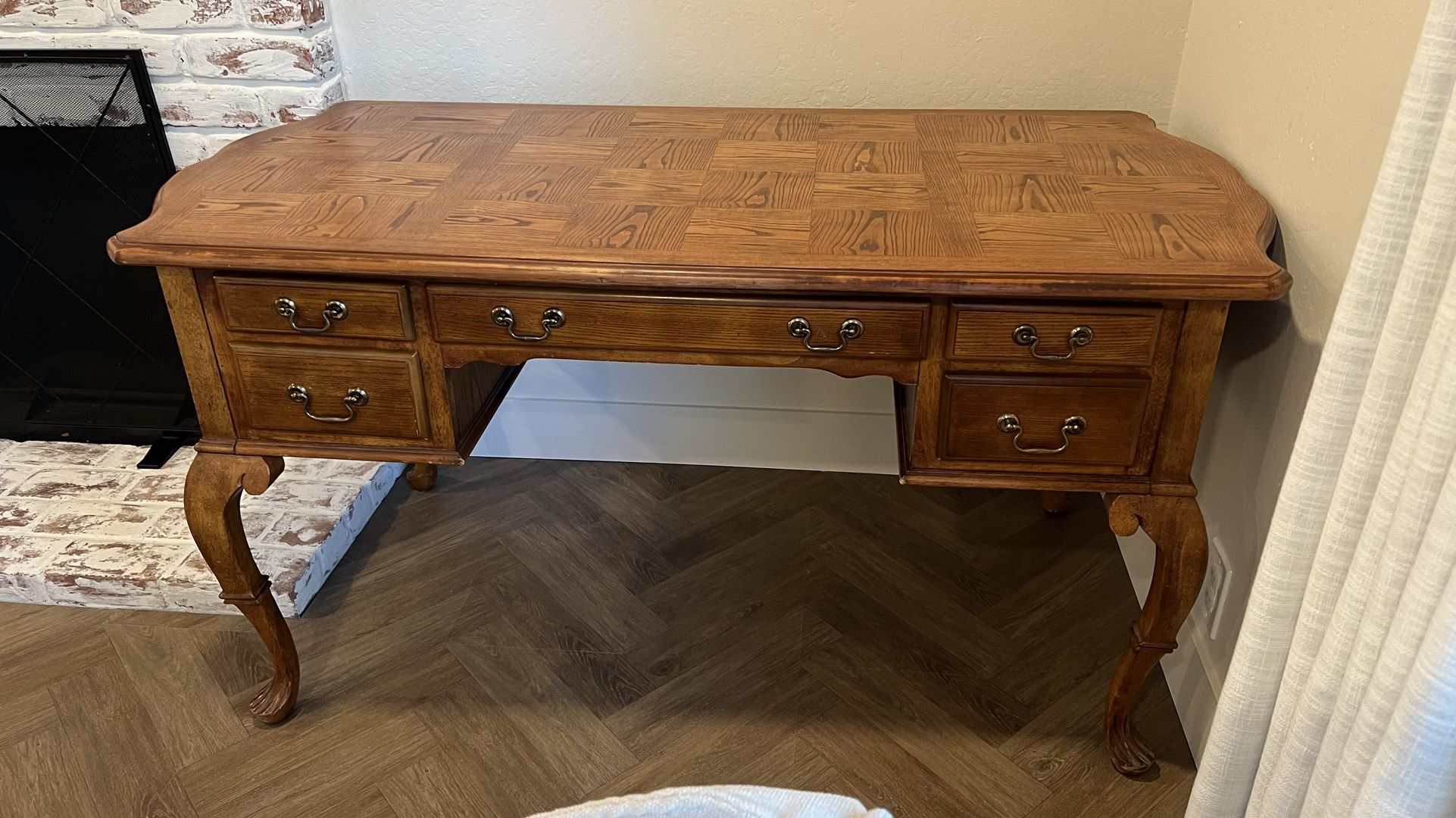 Parquet Top Wooden Desk