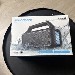 Soundcore Boom V2 Portable Bluetooth Speaker Waterproof Open Box!