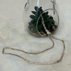 22” Tri-Color Link Chain 14KT 