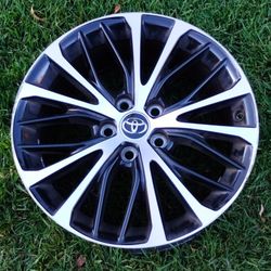 2022 1 OEM TOYOTA CAMRY 18" WHEEL T FOR ANY CAMRY 2018 TO 2022 WITH NO DENTS OR CRACKS SOME SCRATCHES ONLY 1