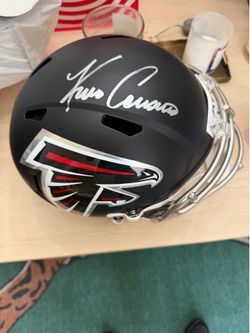 Kirk Cousins signed Full Size Falcons Helmet