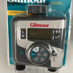 Gilmour 804014-1001 400GTD Outlet Electronic Water Timer, Dual, Gray