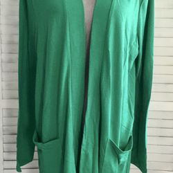 Green Cardigan, 3X