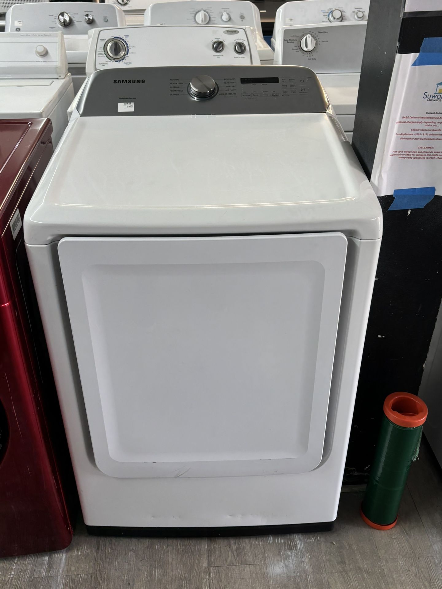 Samsung Electric Dryer With MoistureSensor