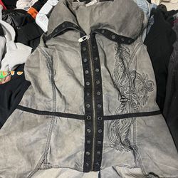 Harley Davidson Vintage Corset Style Vest 