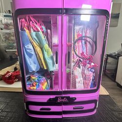 Selling Multiple Barbie’s, Clothes, And Barbie closet