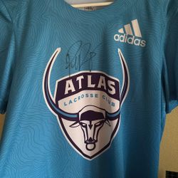 Signed Paul Rabil Atlas Lacrosse Jersey 