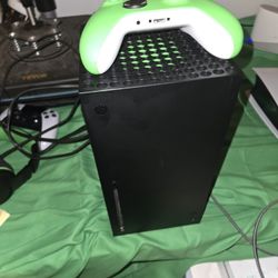 Xbox X Brand New/ W Lime Green Controller