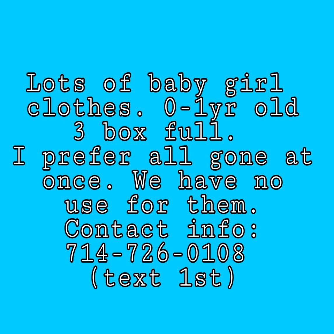 Baby Girl Clothes 0-1yr