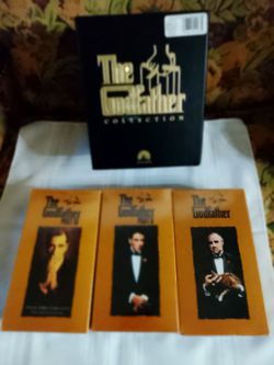 The GodFather Collection VHS Tape Set