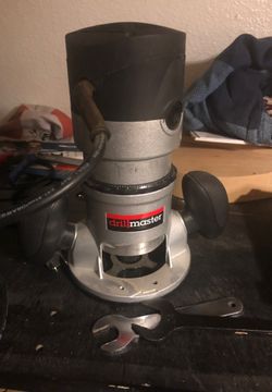 Drill master router with variable speed control