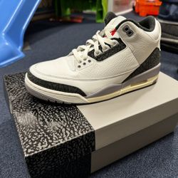 Jordan 3 Retro Cement Size 8.5 Men