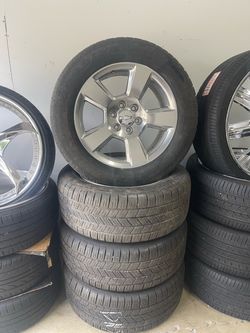 20” Chevy Factory Wheels and Tires 6Lug