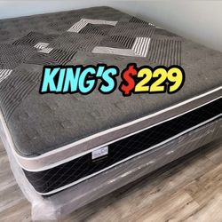 King Oasis Thermal Comfort Europillow Top 12inch Mattress And Boxspring 
