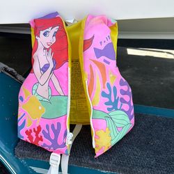 Little Mermaid small child life vest