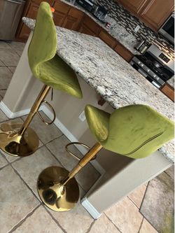 Brand new green barstools