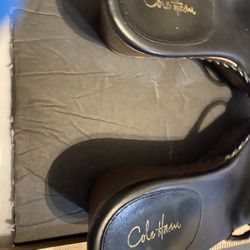 Cole Haan Black Leather Sandals Size  8