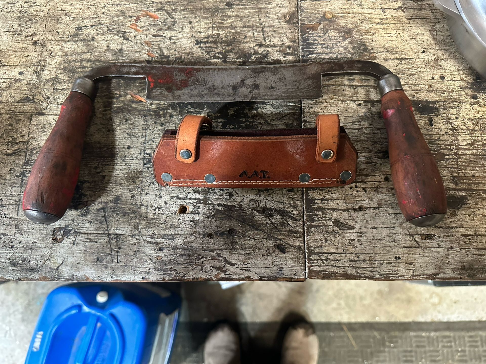 Antique Wood Bark Peeler