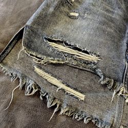 One Teaspoon Jean Skirt Distressed 29