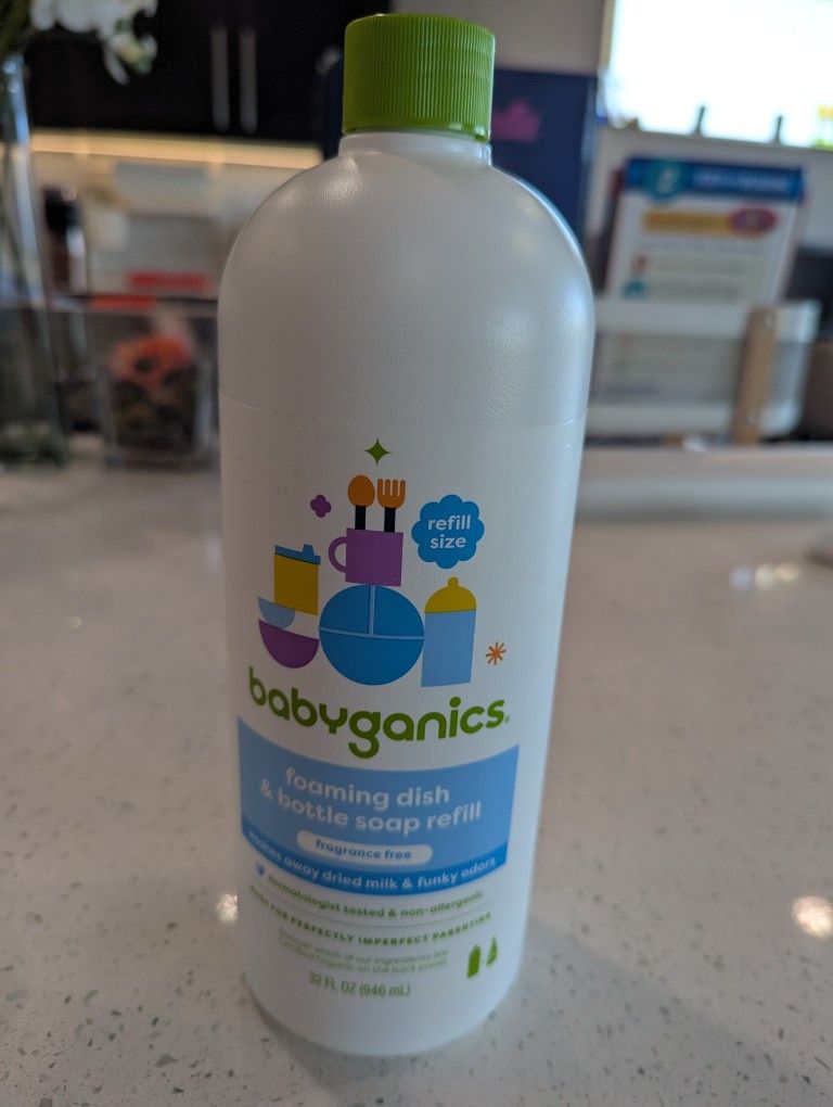 Babyganics Foaming Dish & Bottle Soap Refill